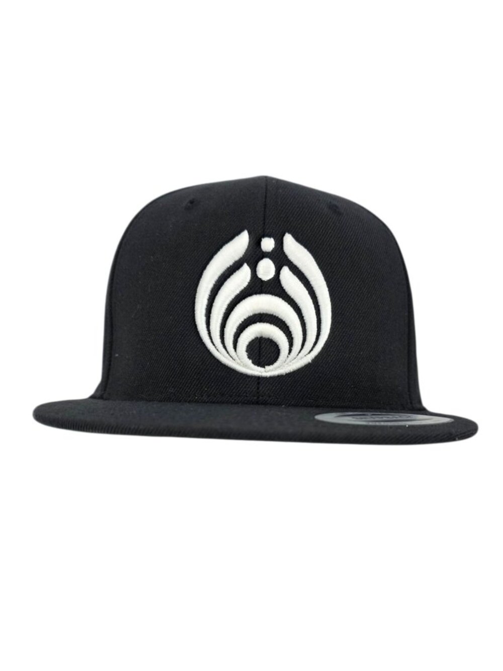 The Classics Yupoong Bassnectar Adult One Size Hat Snapback Flat Brim Black